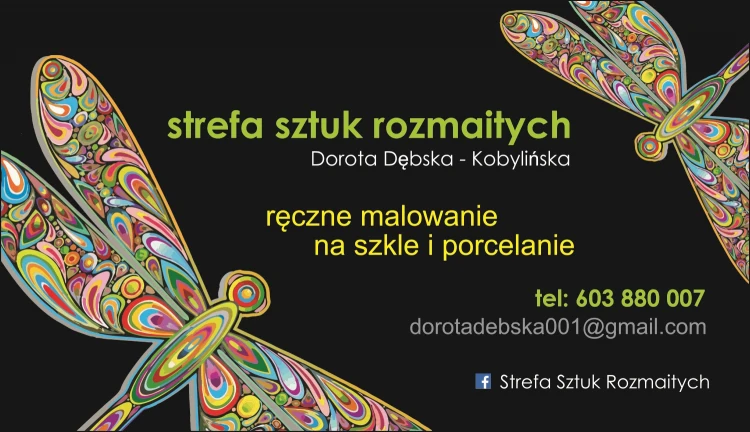 Projekt wizytówki Strefa Sztuk Rozmaitych